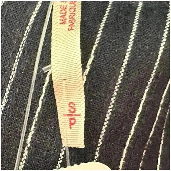 Free People All Roads Lead to You Embroidered Top Blouse Shirt Blue White Small - Picture 4 of 5